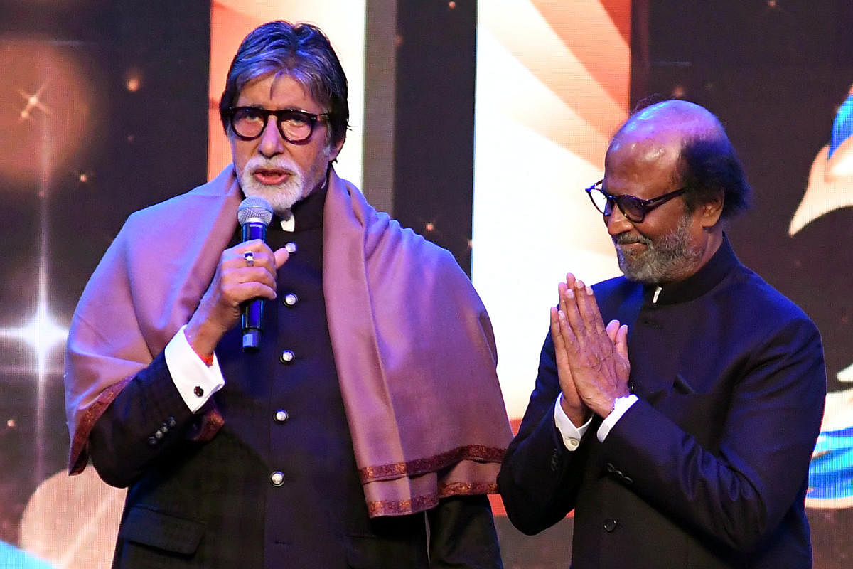 IFFI 2019 honours actor Amitabh Bachchan and Rajinikanth. (DH Photo by Pushkar V)
