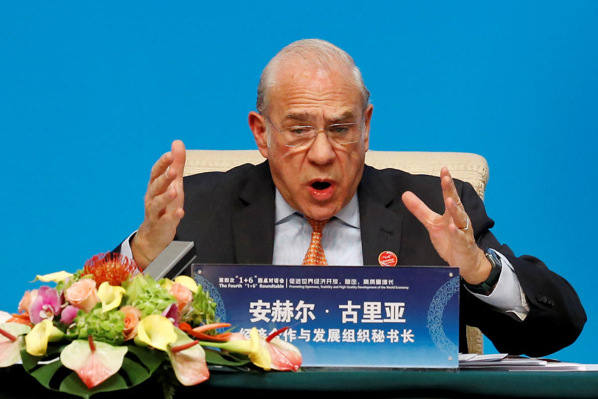 Organisation for Economic Co-operation and Development (OECD) Secretary-General Angel Gurria. (Photo by REUTERS)