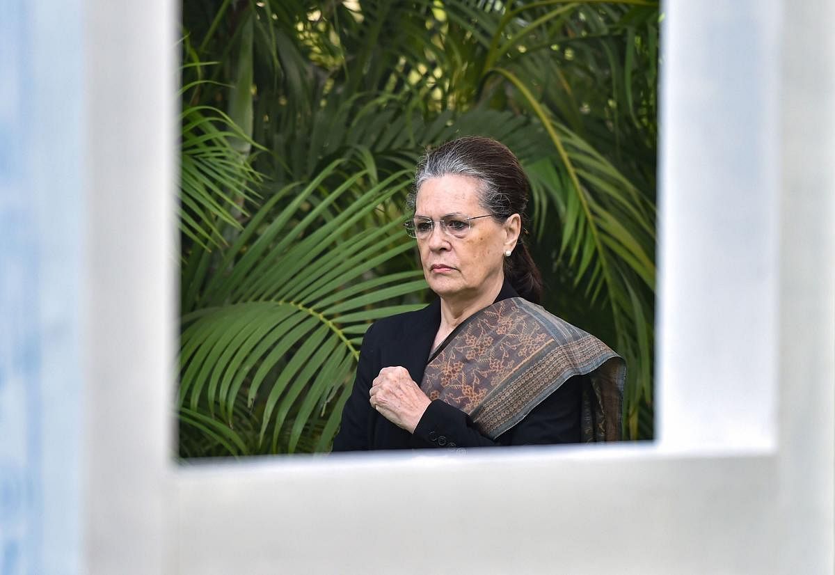 Congress general secretary KC Venugopal told the media after a meeting at party chief Sonia Gandhi's 10 Janpath residence that the CWC was briefed on the discussion between NCP and Congress on Wednesday. Photo/PTI