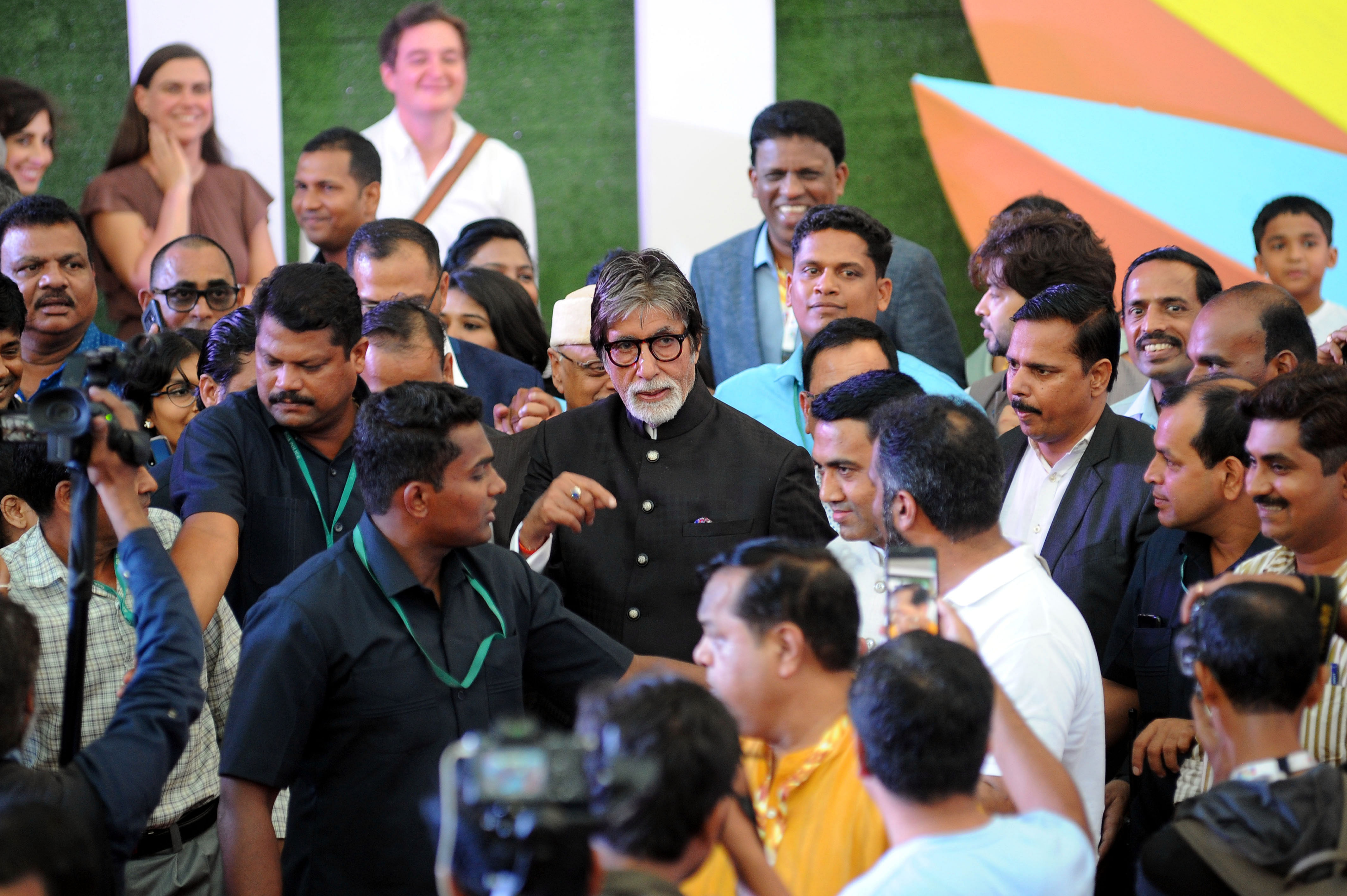 Amitabh Bachchan at IFFI. DH PHOTO BY PUSHKAR V