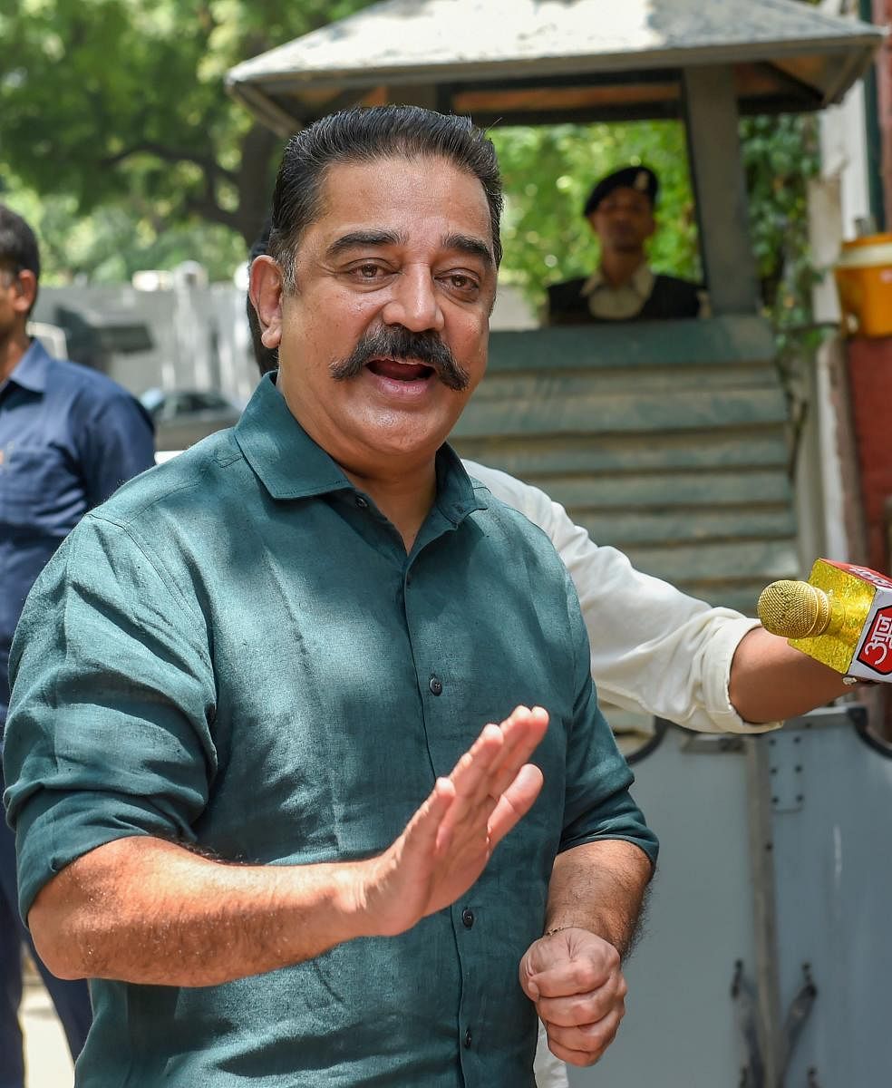 Haasan's party had on Thursday said the removal of the implant was postponed for quite some time in view of his commitments in politics and film industry. Photo/PTI