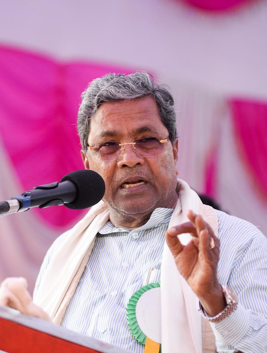 CLP leader Siddaramaiah (Prajavani Image / Satisha Badigere)