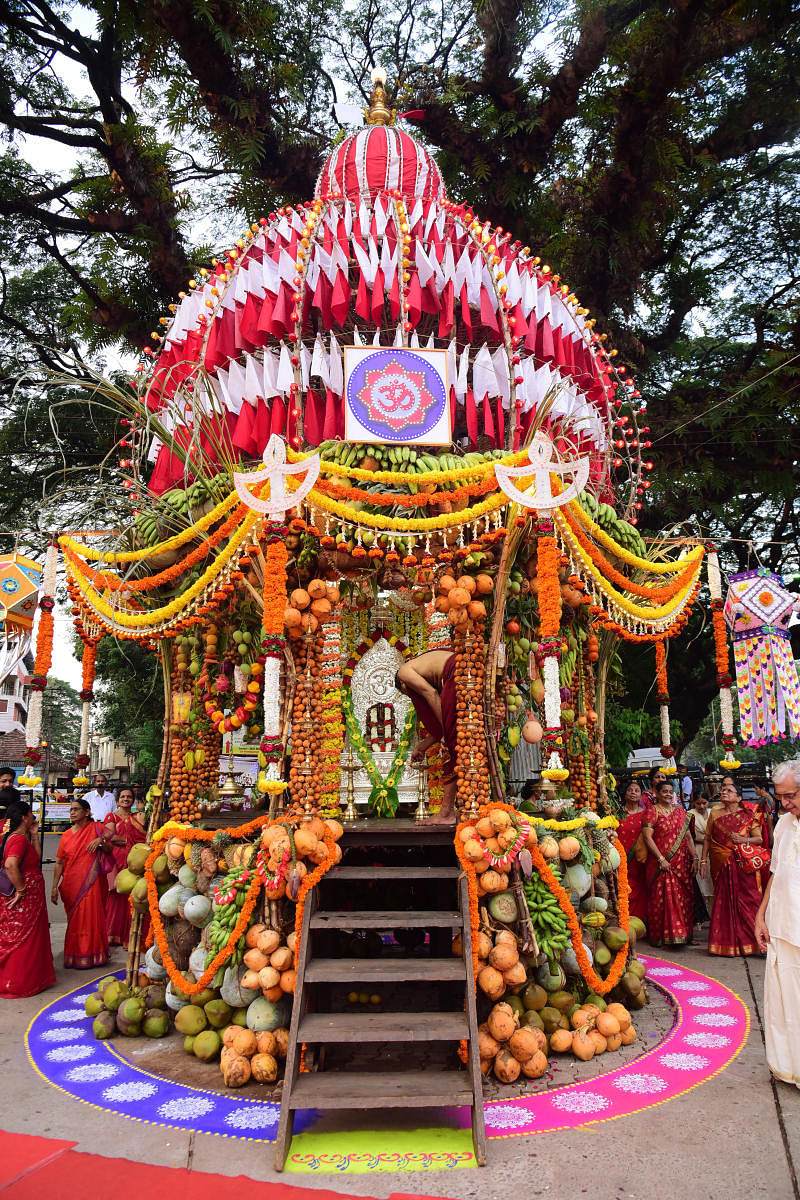 The Mannagudda Gurji of Lord Sri Sharavu Mahaganapathy.