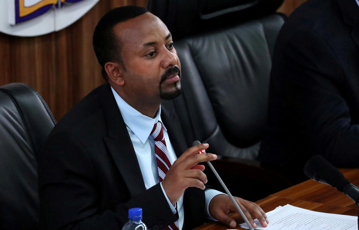 Ethiopia's ruling ethnic-based coalition has merged into a single party, Prime Minister Abiy Ahmed said, but a key faction boycotted the vote. Photo/REUTERS