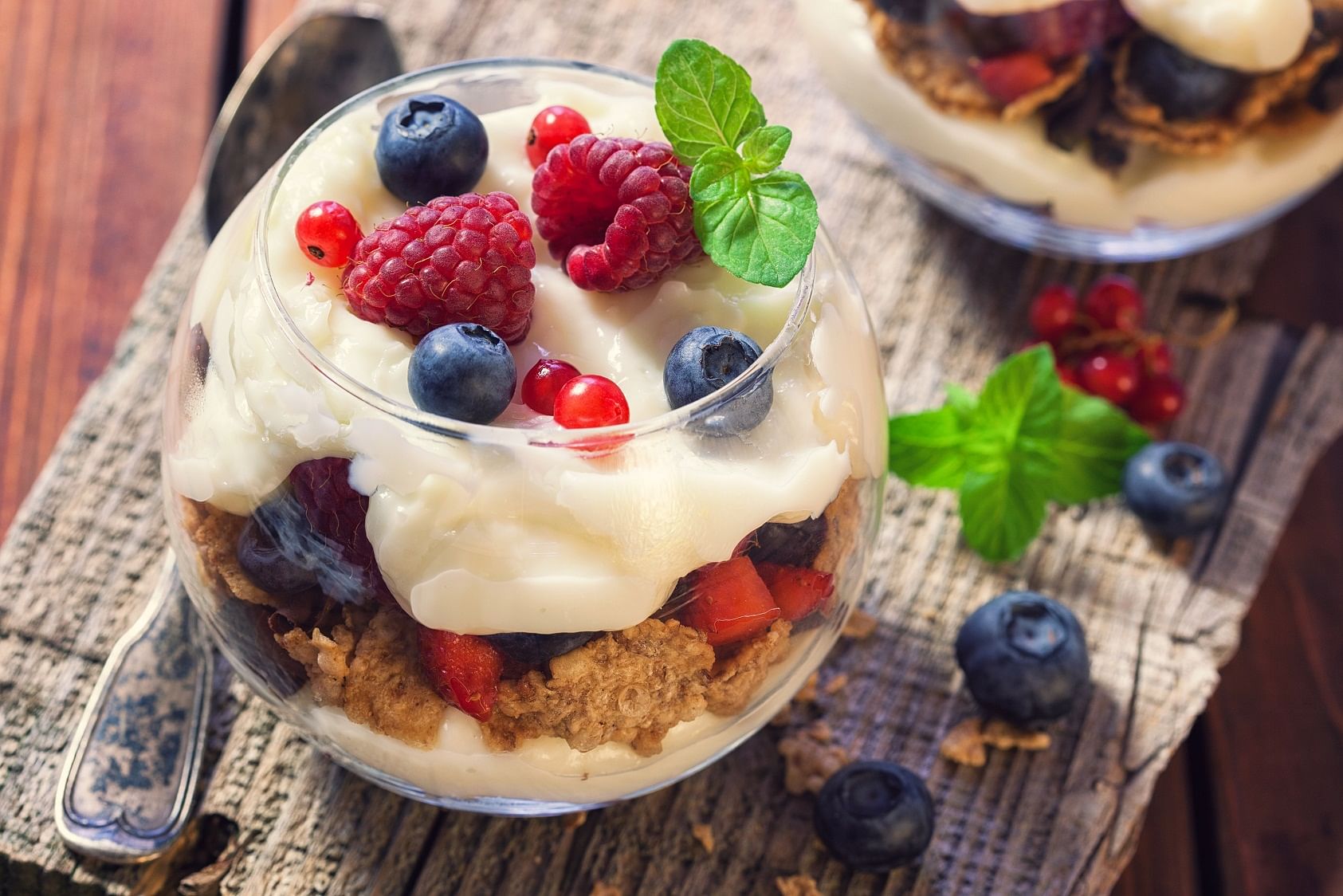 Parfaits are had as a snack, breakfast meal or even dessert. 