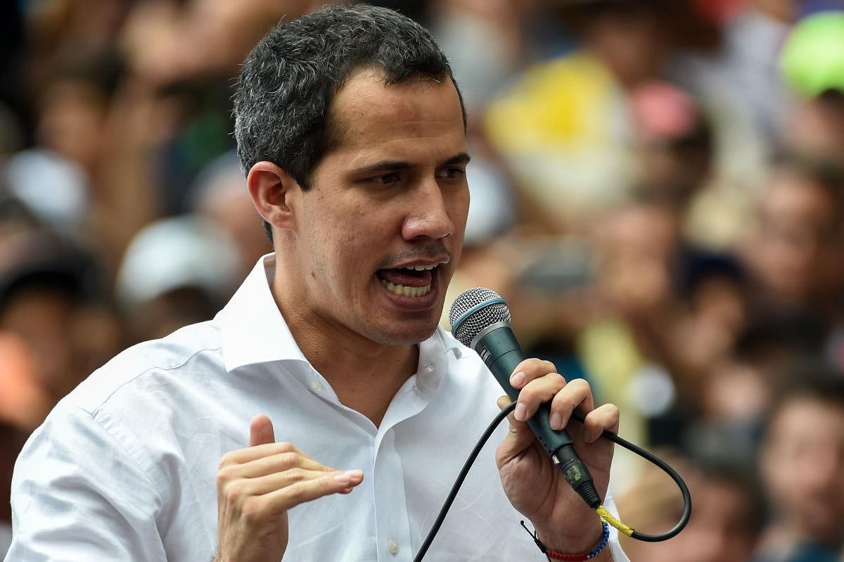 Venezuelan opposition leader and self-proclaimed acting president Juan Guaido. (AFP file photo)