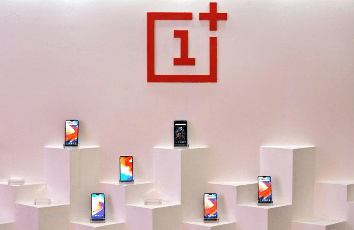 OnePlus phones showcased at an event (Reuters File Photo)