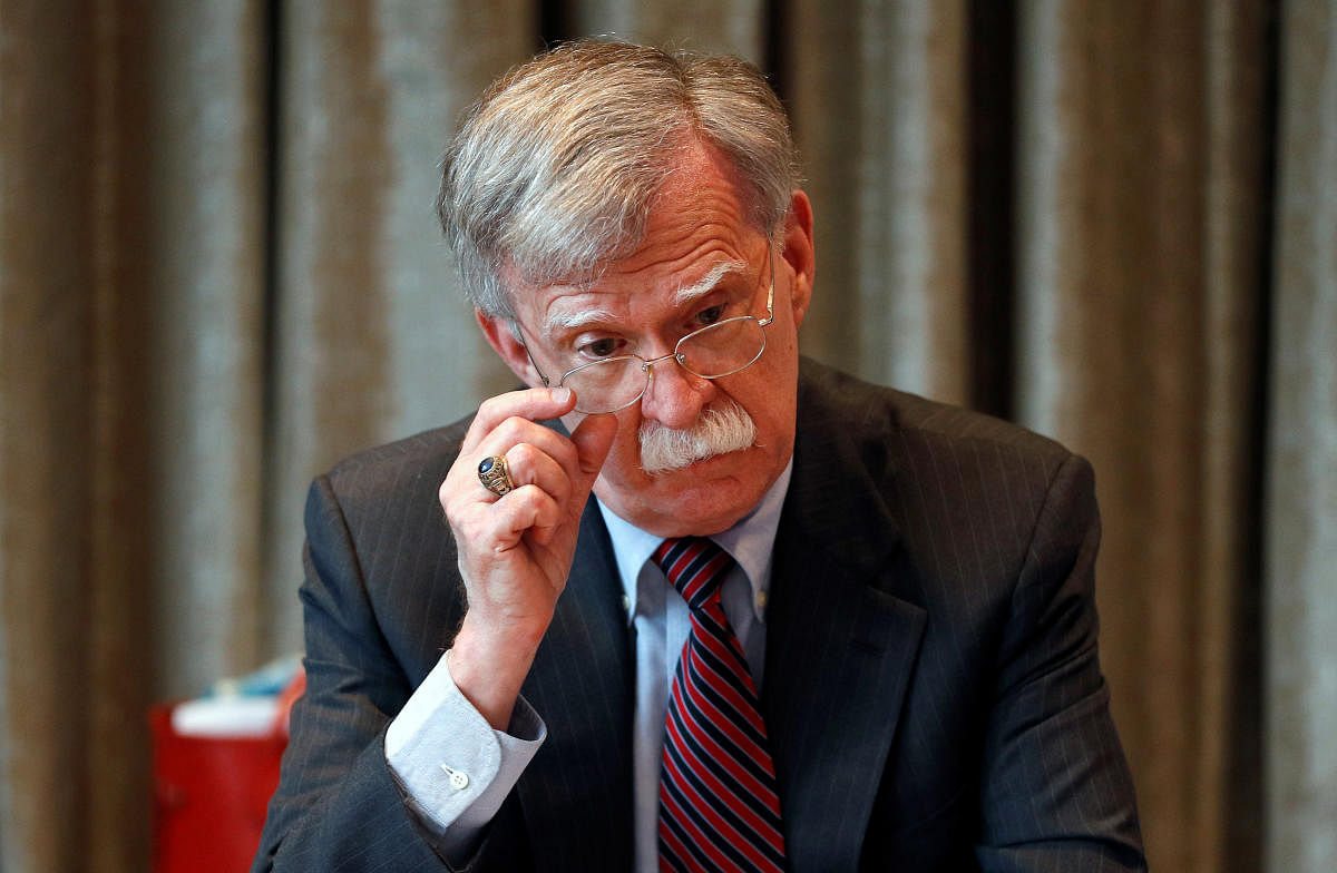 Former U.S. National Security Advisor, John Bolton (Photo by Reuters)