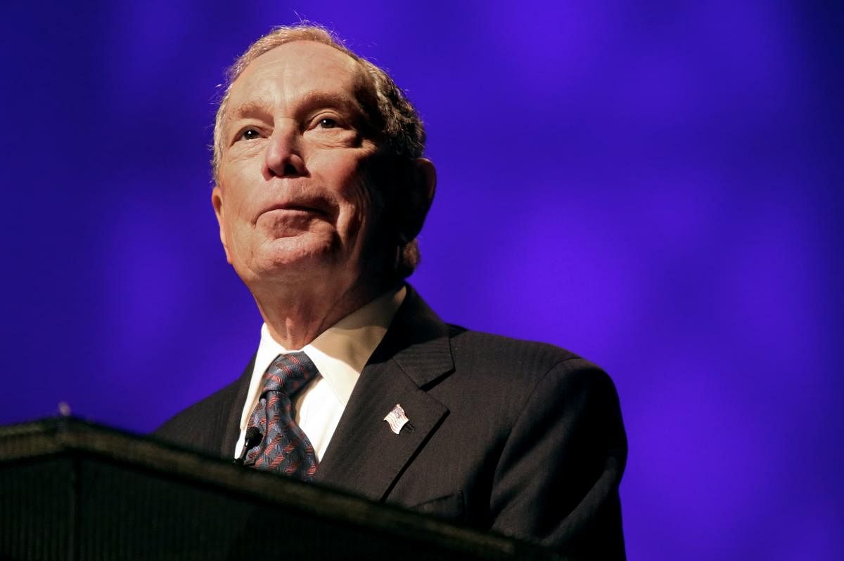 Former New York Mayor Michael Bloomberg. (AFP Photo)