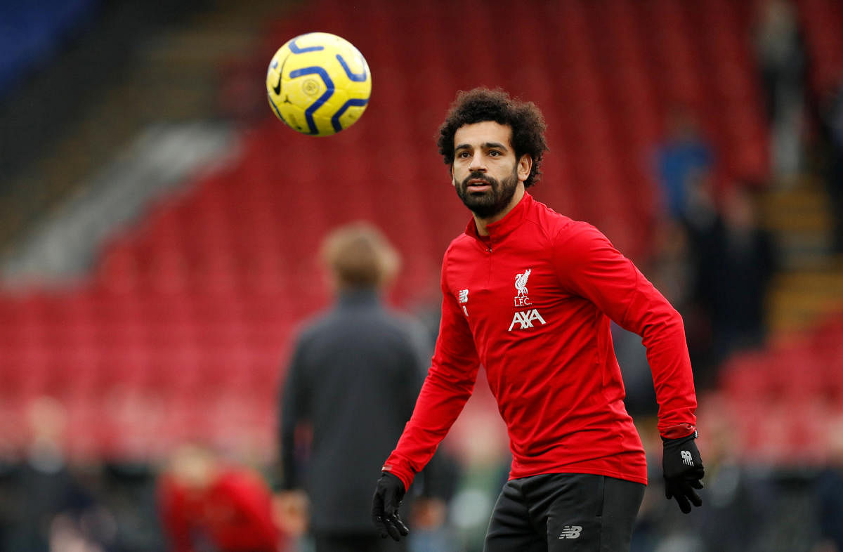  Liverpool's Mohamed Salah. (Reuters photo)