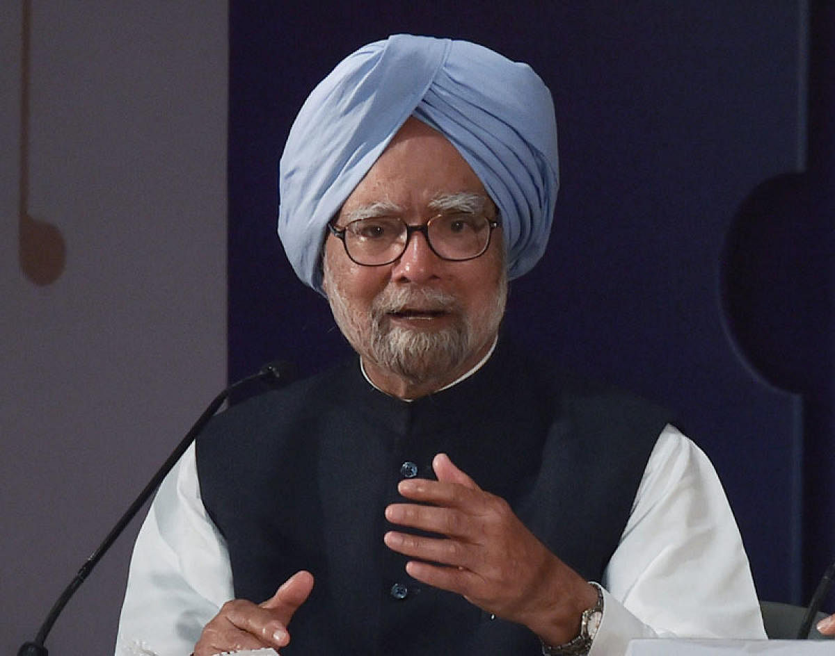 Former PM Manmohan Singh. (DH Photo) 