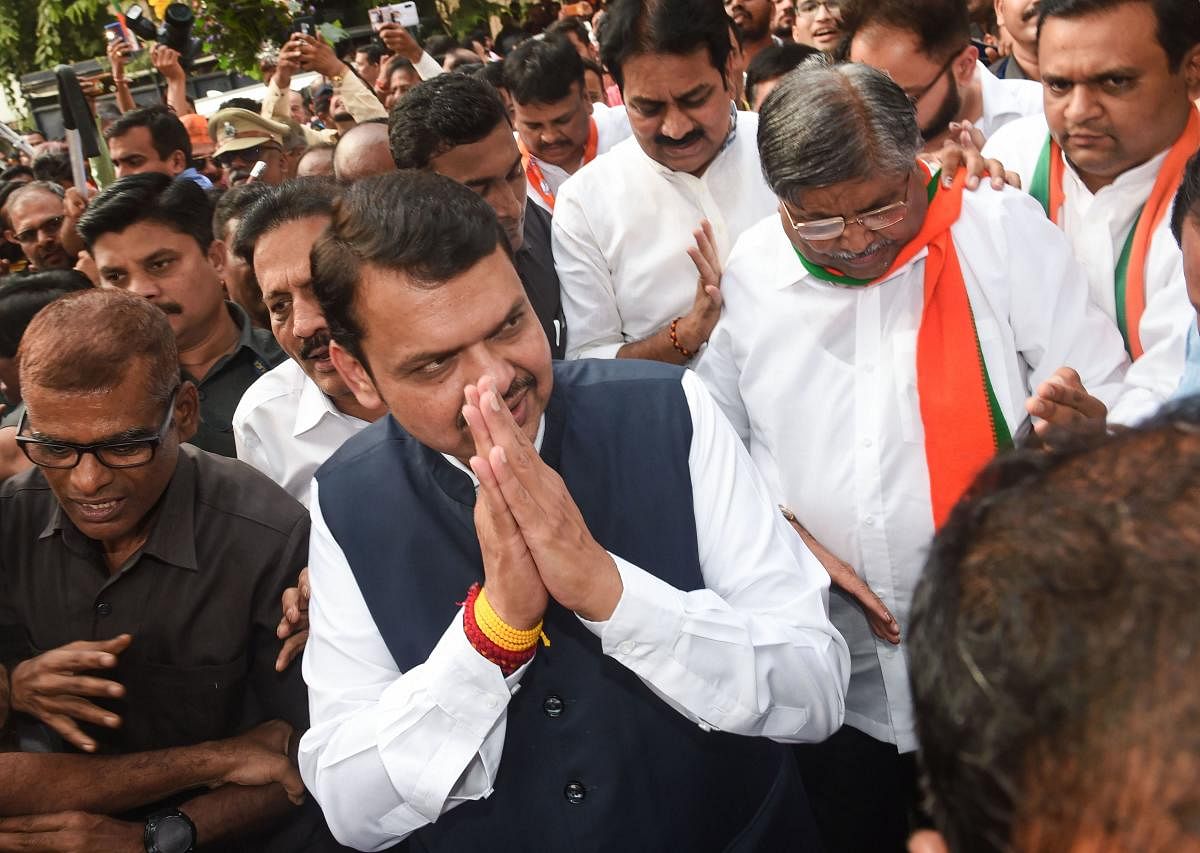 Fadnavis attended the wreath-laying ceremony held at the police memorial site in Marine Lines area of South Mumbai. (PTI File photo)