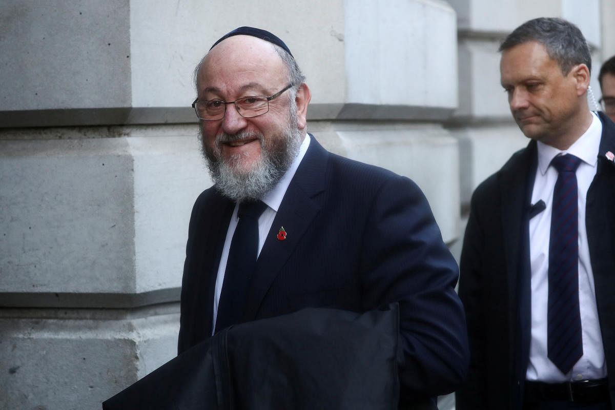 Rabbi Ephraim Mirvis, Britain's chief rabbi, Photo by Reuters