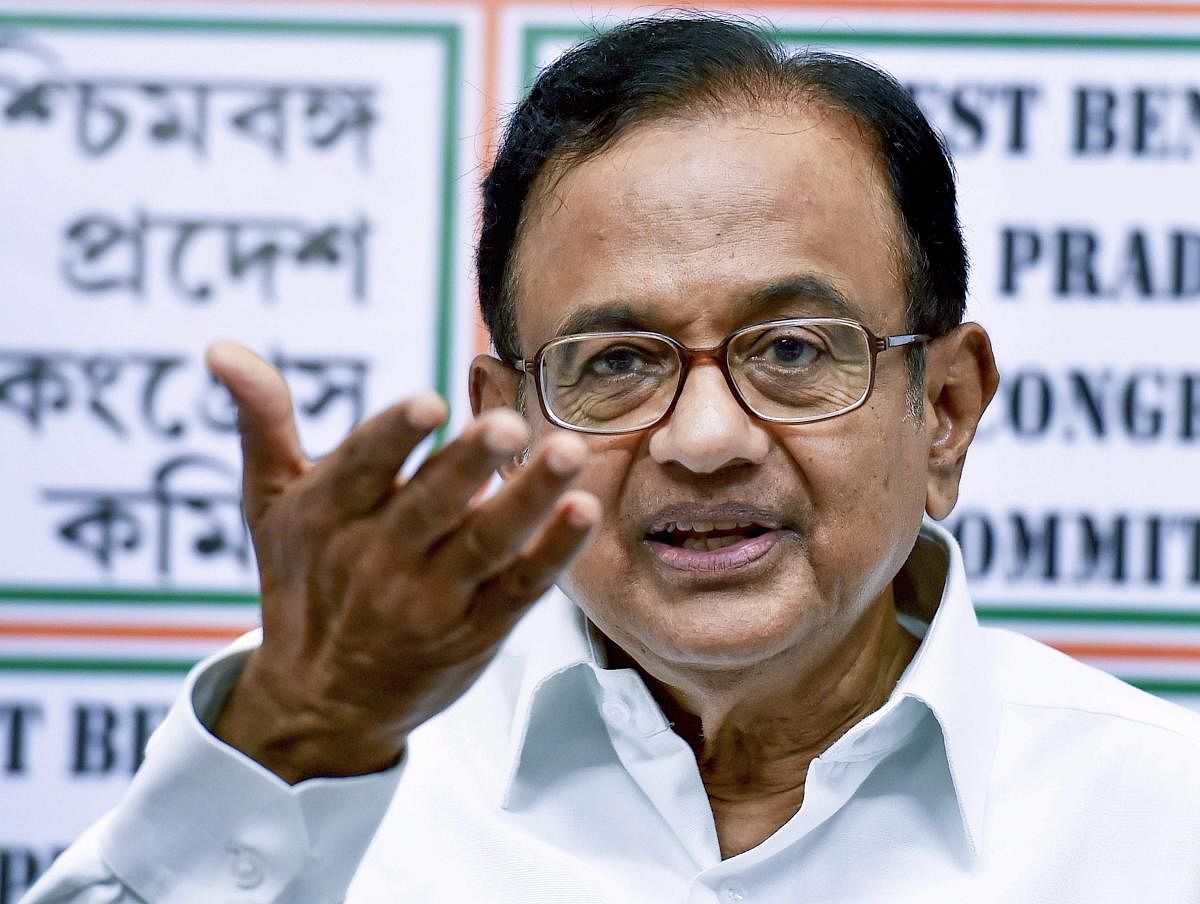"What will remain in memory of Constitution Day 2019 is the most egregious violation of the Constitution in Maharashtra between November 23 and November 26, 2019," Chidambaram said. (PTI Photo)