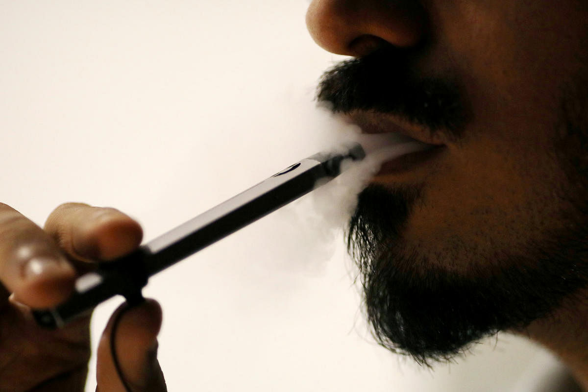 A bill to ban the production, import and sale of electronic cigarettes was passed by Lok Sabha on Wednesday. (Reuters Photo)