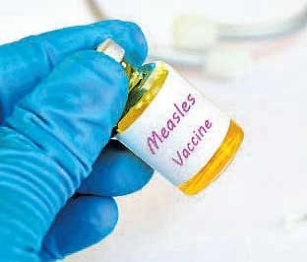 Official government figures showed there had been one additional fatality since Tuesday, although the number of new measles cases climbed by 249 to 2,686 over the same period. (DH file photo)