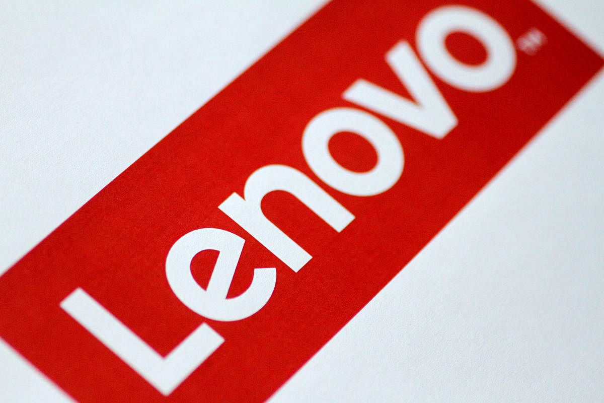 The Lenovo logo is seen in this illustration photo. Photo by REUTERS