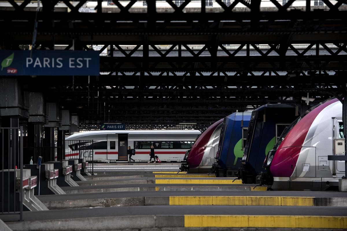 Paris public transport, metro and bus lines will be on a strike on December 5 against the government's pension reforms. AFP (representative image)