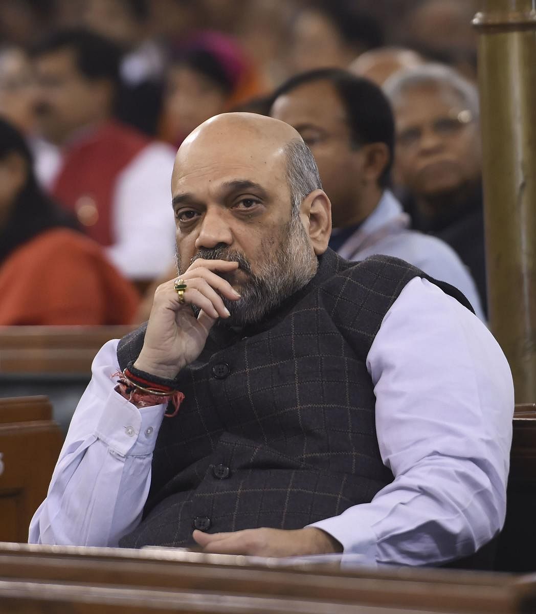 Union Home Minister Amit Shah. Photo by PTI