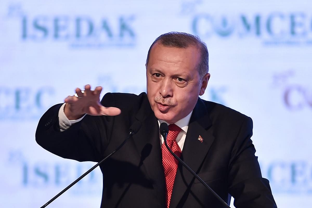 Turkish President Recep Tayyip Erdogan. AFP