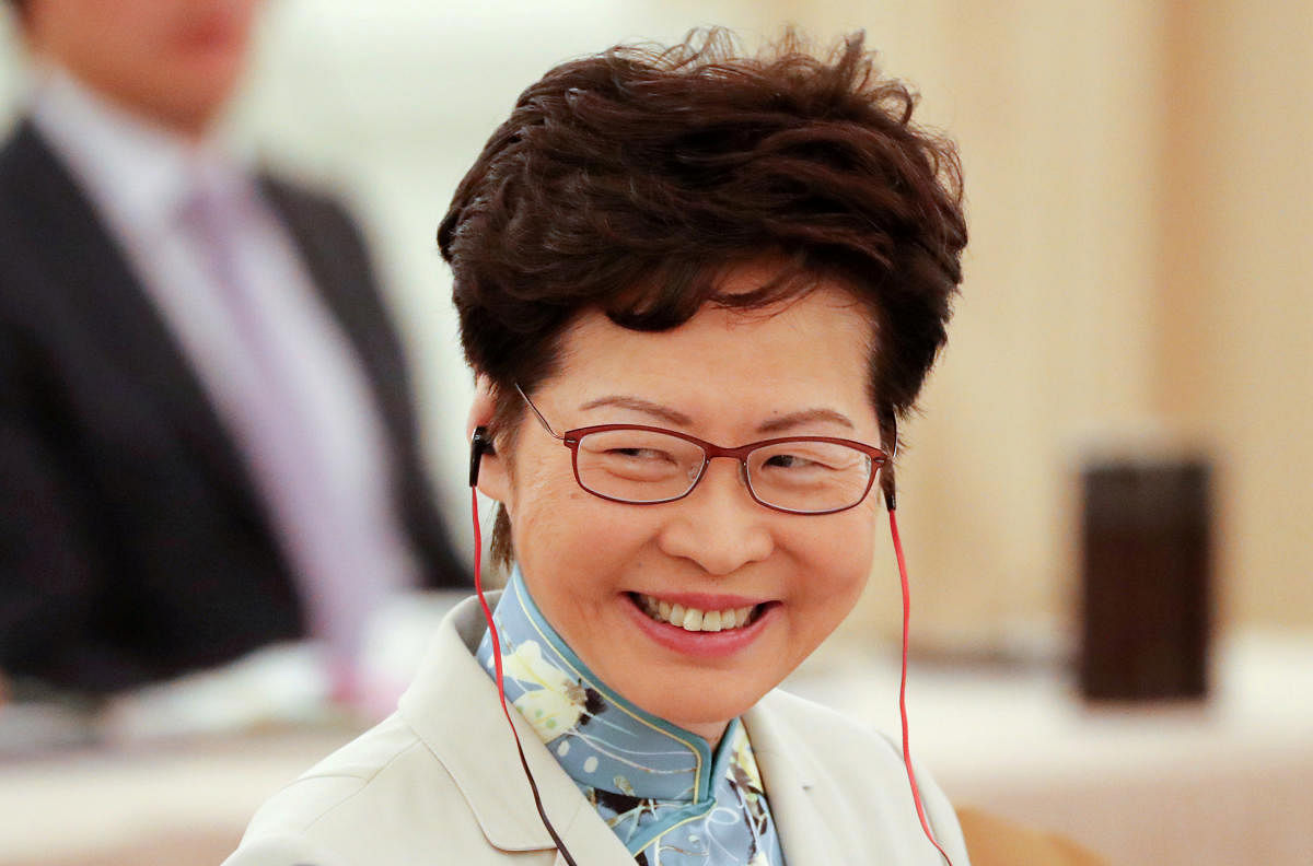 Hong Kong Chief Executive Carrie Lam (Reuters Photo)