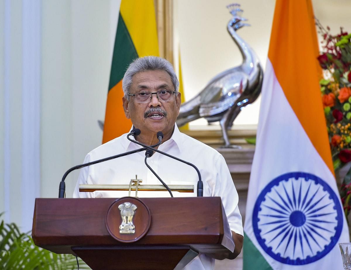  Sri Lankan President Gotabaya Rajapaksa. (PTI file photo)