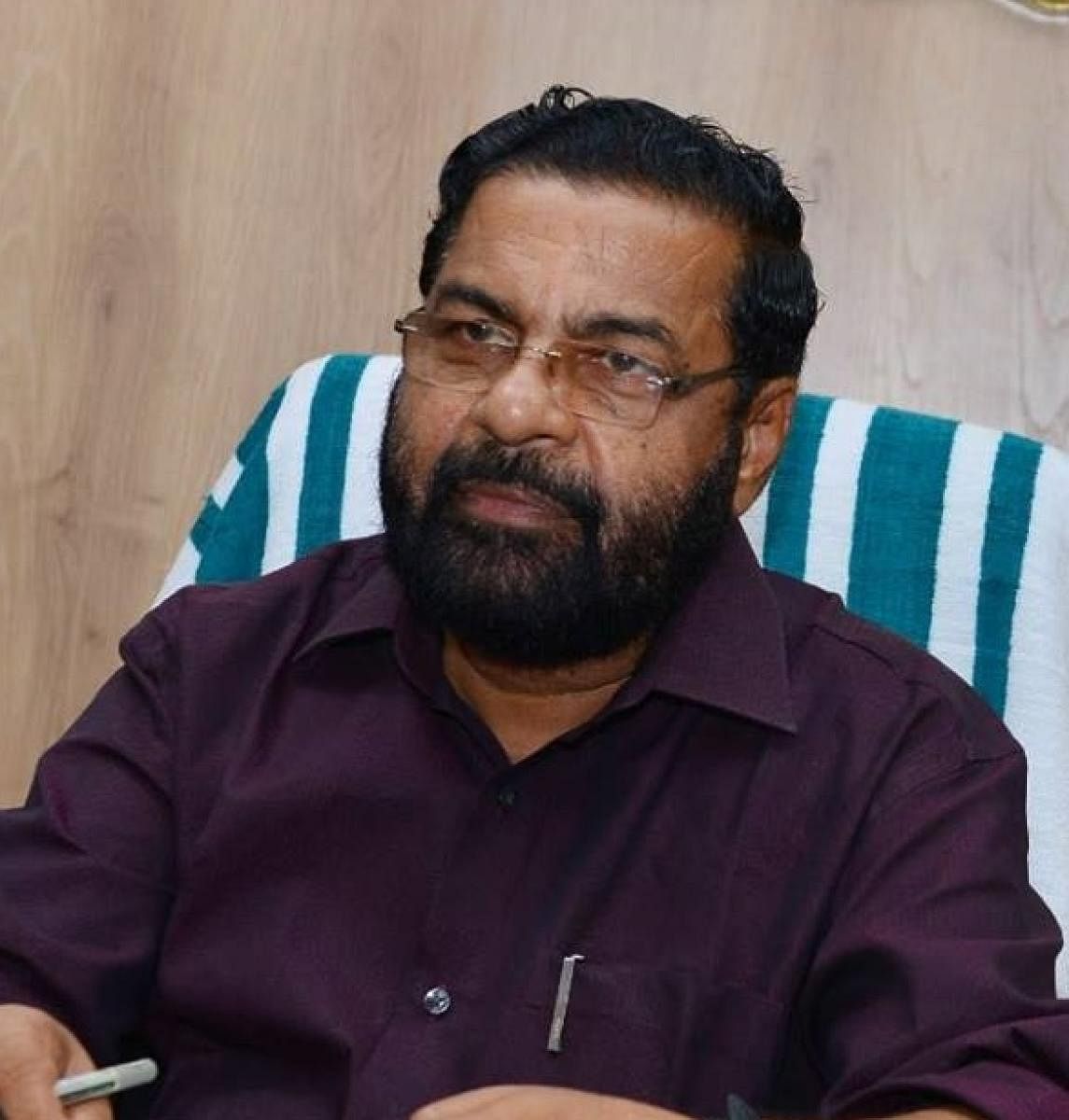 Kerala Minister for Cooperation Kadakampally Surendran. DH photo