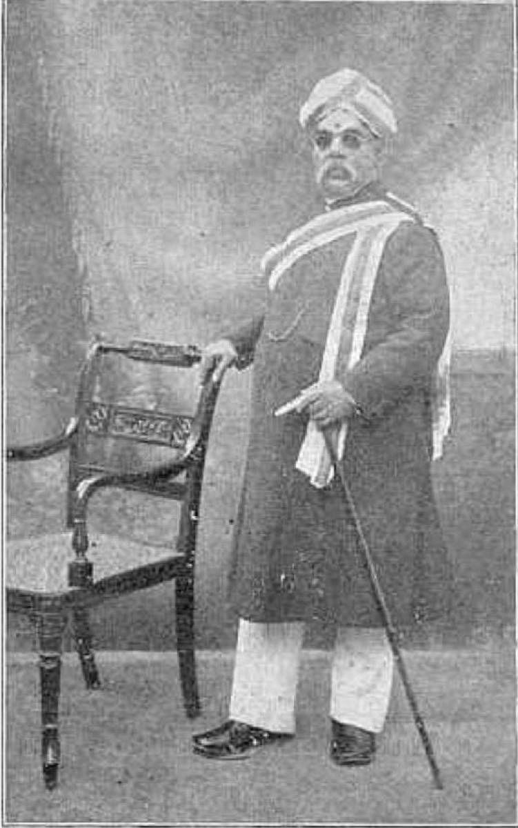 T Ananda Rao served as the dewan between 1909 and 1912.
