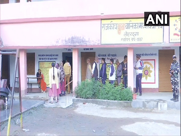First phase of polling for 13 seats begins in Jharkhand. (ANI Photo)