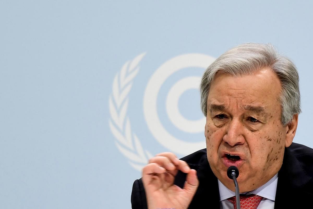 United Nations Secretary-General Antonio Guterres. AFP photo