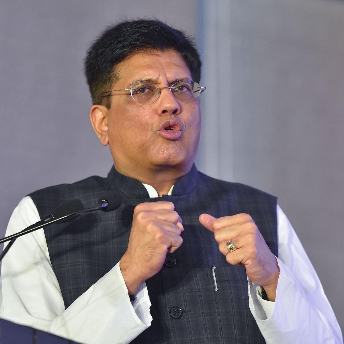 Union railway minister Piyush Goyal directed the board to issue directions to use terracotta products instead of single-use plastic. PTI file photo