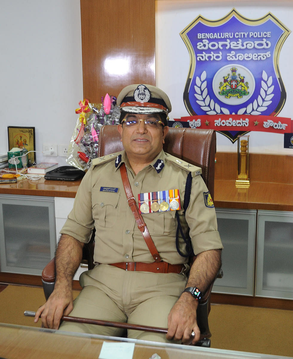 "We have appointed a separate wing for the safety of the woman in the city. The exclusive women's wing will be completely dedicated to women's safety," said Bhaskar Rao, Police Commissioner, Bengaluru. DH Photo