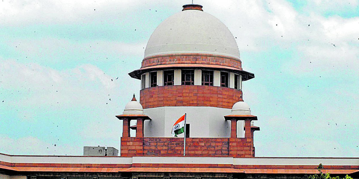 The Supreme Court Building in New Delhi. DH photo