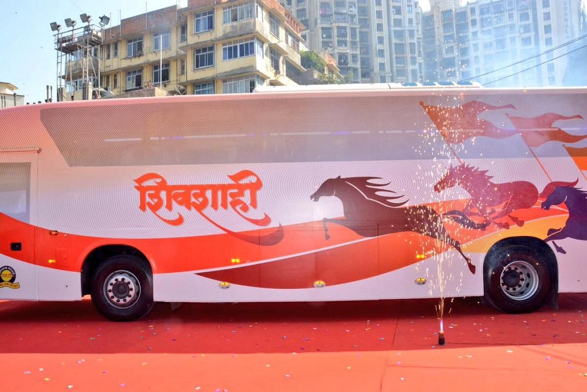 Dayama in his complaint said the state transport advertised that the 'Shivshahi' bus had the mobile charging point and AC, and charged the fare accordingly, but both the facilities were found defunct. Photo (Twitter @Dev_Fadnavis)