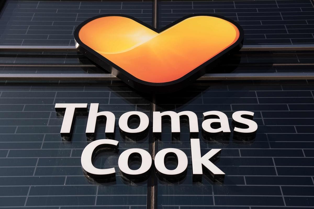 The Logo of Thomas Cook India Ltd. AFP photo