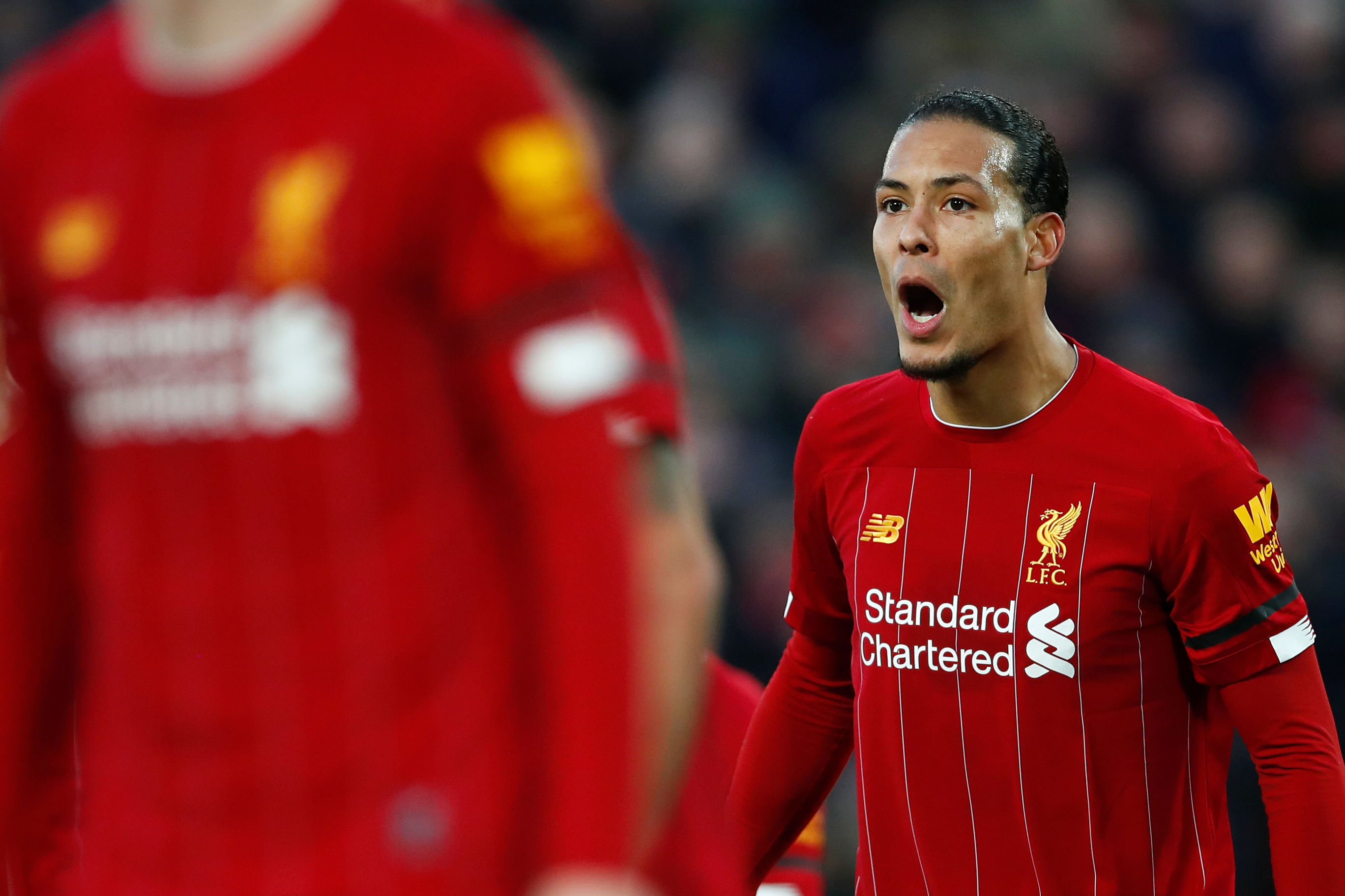 Liverpool's Virgil van Dijk. (Reuters Photo)