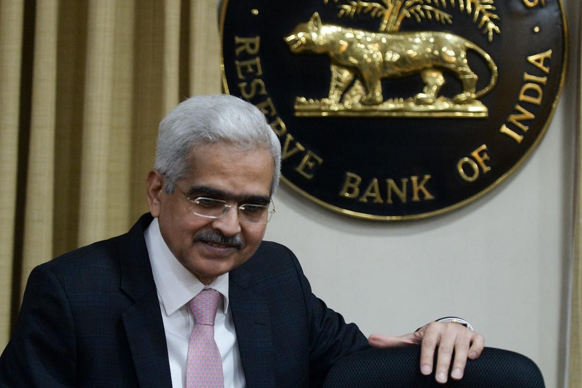 Reserve Bank of India (RBI) governor Shaktikanta Das. (AFP photo)