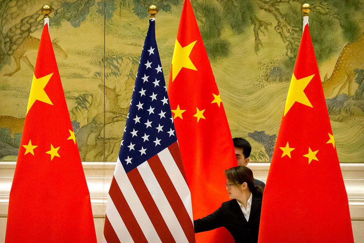 Flag of US and China (Reuters File Photo)