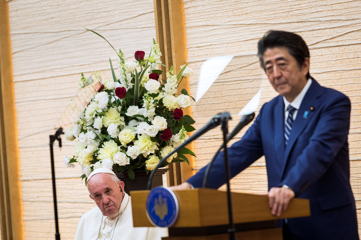 Japan's Prime Minister Shinzo Abe. Photo by Reuters.