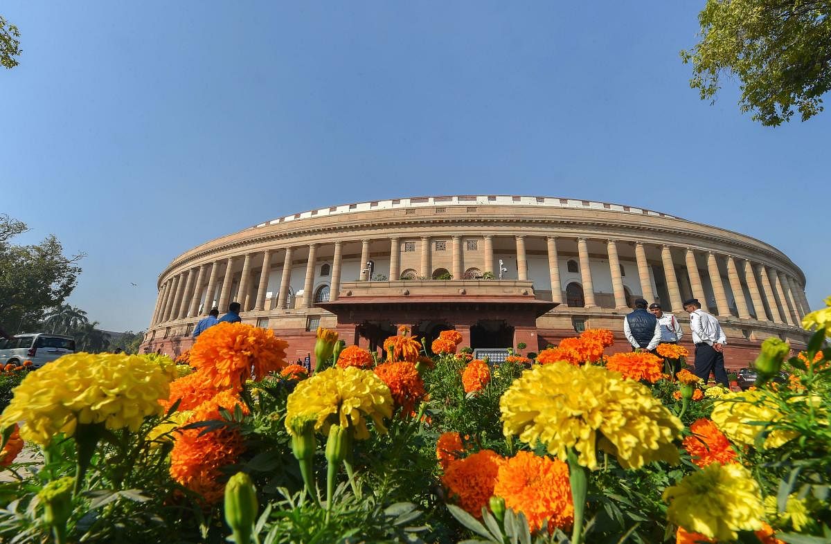 The Parliament Of India. Photo by PTI.