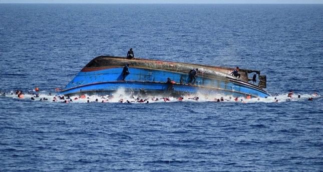 The migrant vessel sunk some 25 kilometres (15 miles) north of the town of Nouadhibou, near the border with Western Sahara. Photo: Twitter/UN