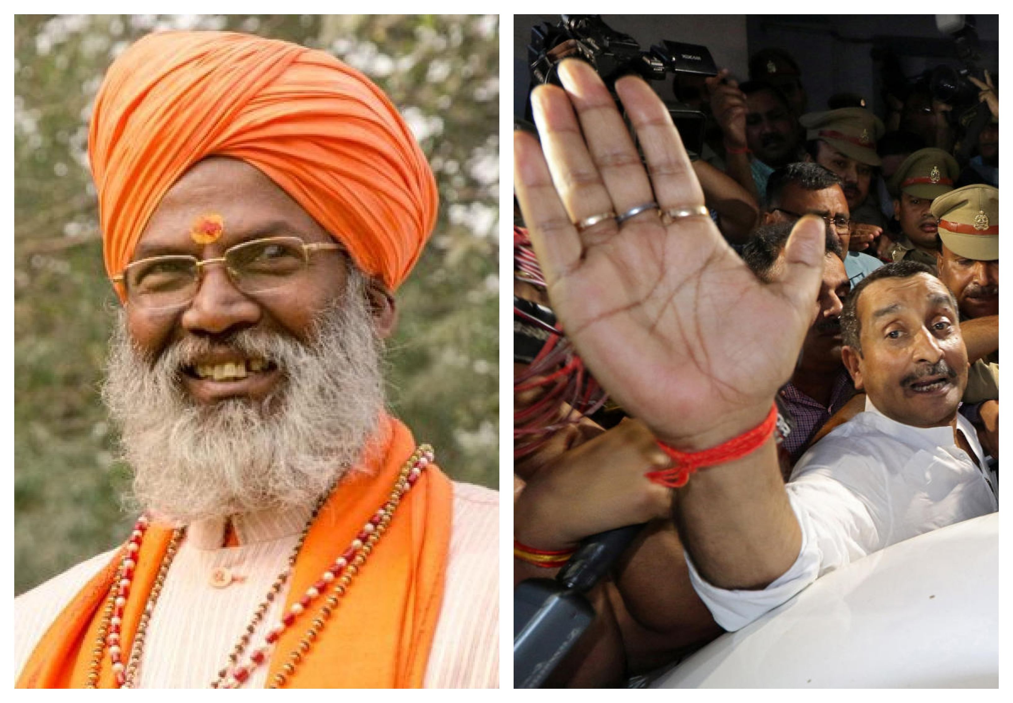 The controversial saffron leader in his birthday greeting to Senger on Thursday quoted a shloka (verse) in Sanskrit and wished him to have a long life and also prayed for his success. (PTI Photos)