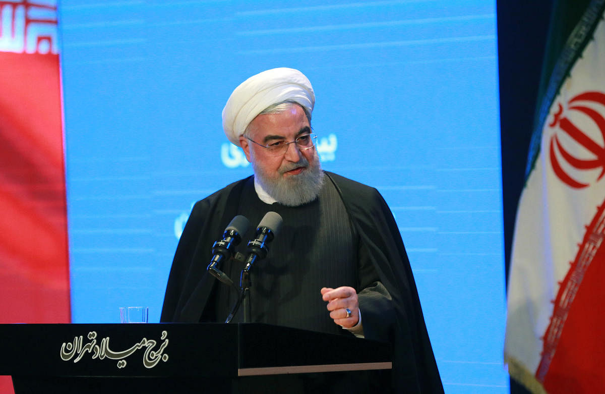  Iranian president Hassan Rouhani (AFP Photo)