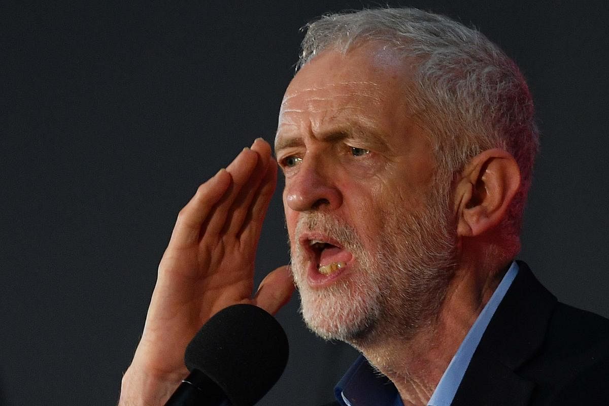 Britain's opposition Labour party leader Jeremy Corbyn (AFP Photo)