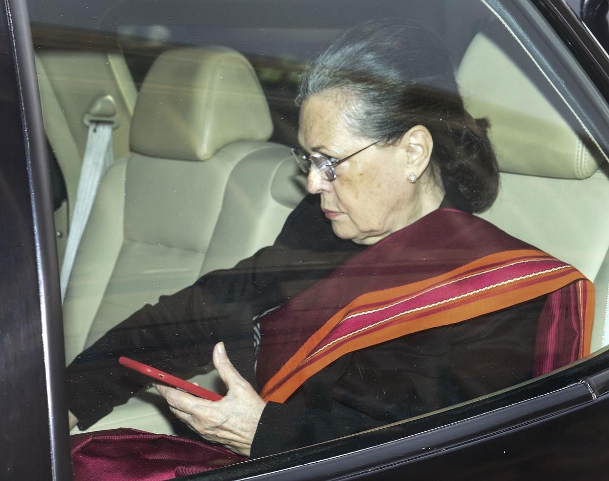 Congress' parliamentary strategy group chaired by Sonia Gandhi (PTI Photo)