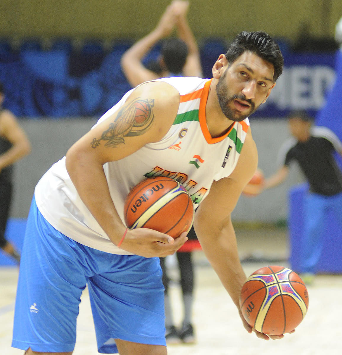 Basketball player Satnam Singh (DH Photo)