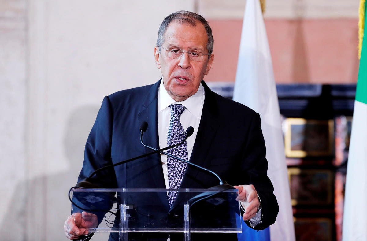  Russian Foreign Minister Sergey Lavrov. (Reuters photo)