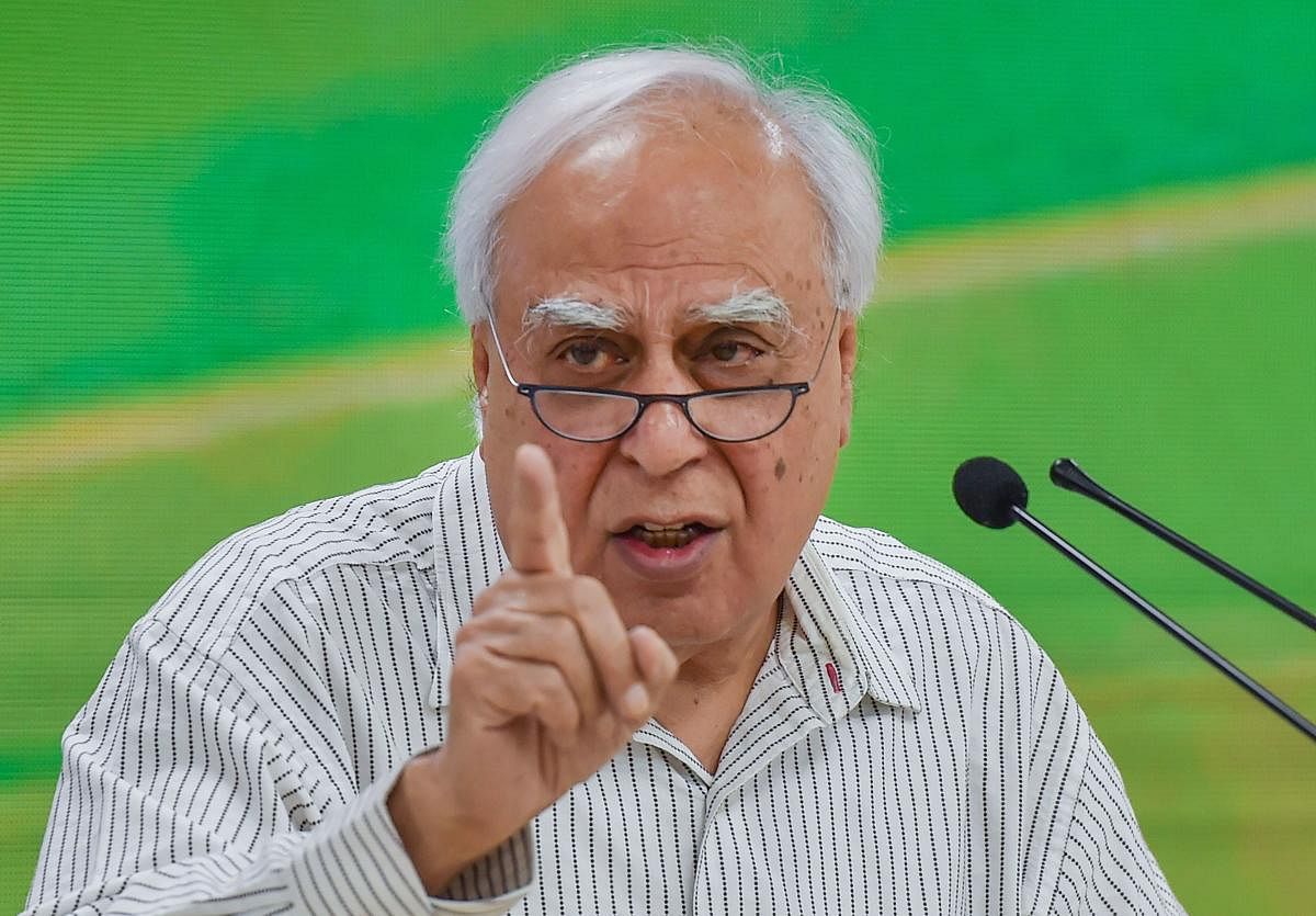 Senior Congress leader Kapil Sibal. (PTI file photo)