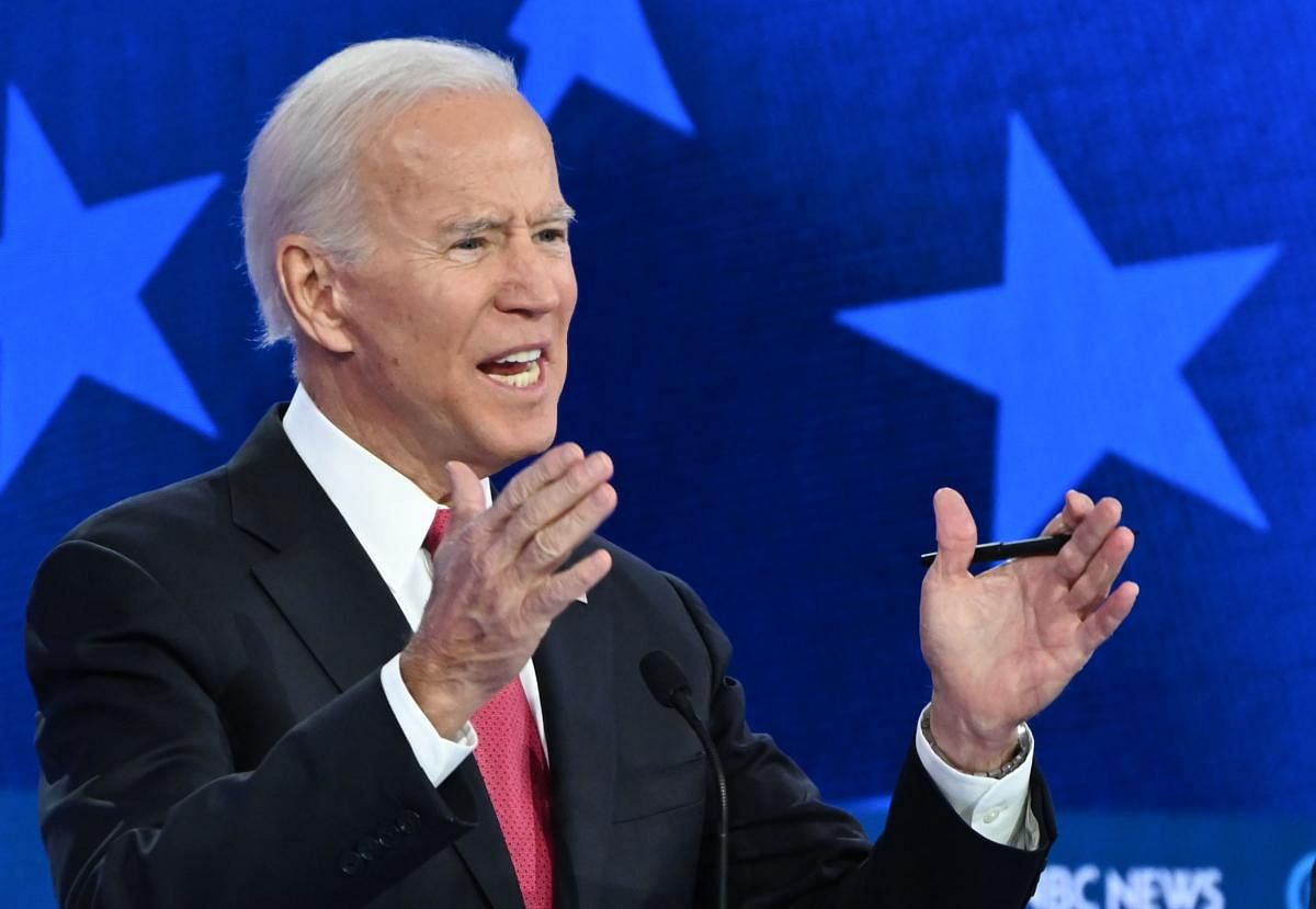 Democratic presidential hopeful Former Vice President Joe Biden. (AFP file photo)