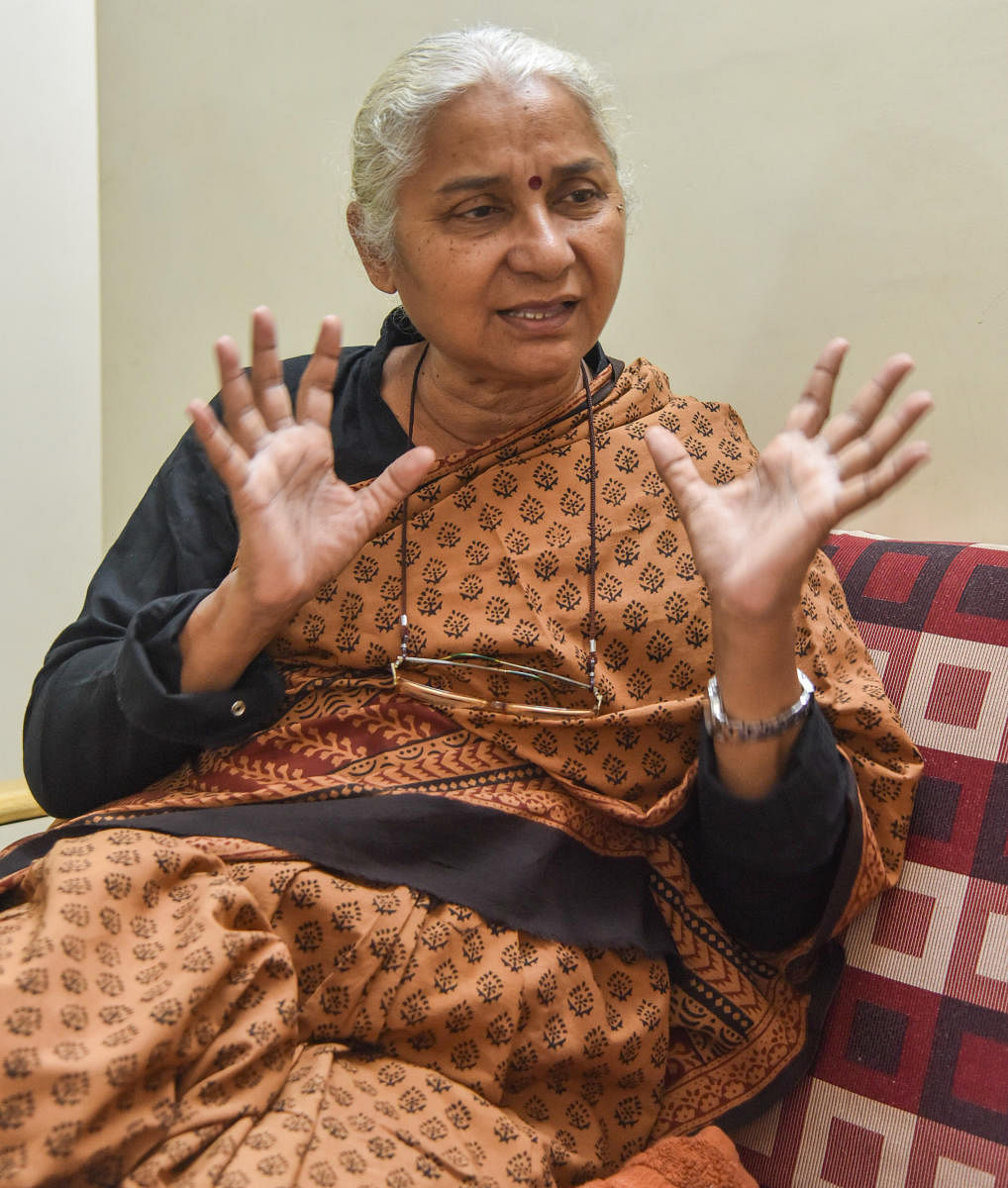 Medha Patkar. DH Photo/S K Dinesh